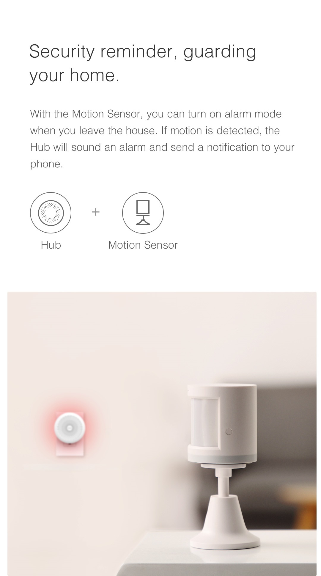 home security motion sensor for doow & window
